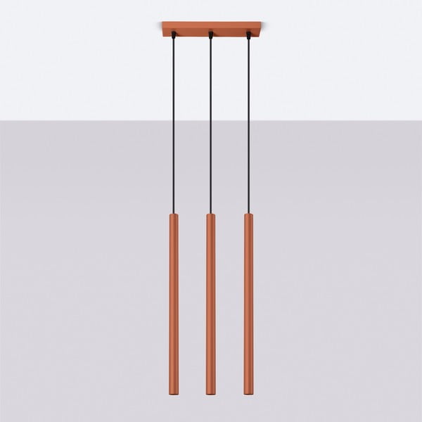 Opečnato oranžna viseča svetilka Fideus – Sollux-image-2