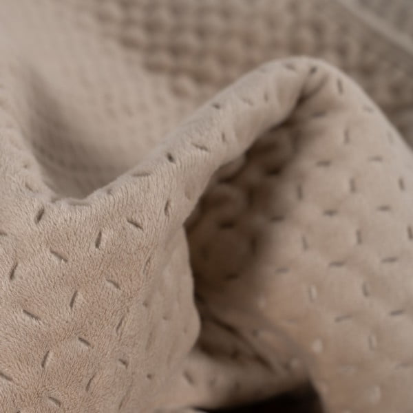 Bež prešito pregrinjalo 240x260 cm – Ixia-image-2