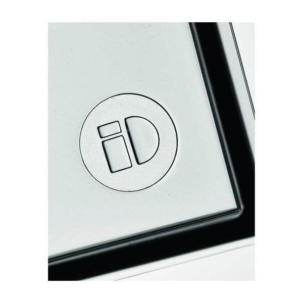 Mat črn kopalniški organizator za kozmetiko iz reciklirane plastike Nail Station – iDesign-image-3