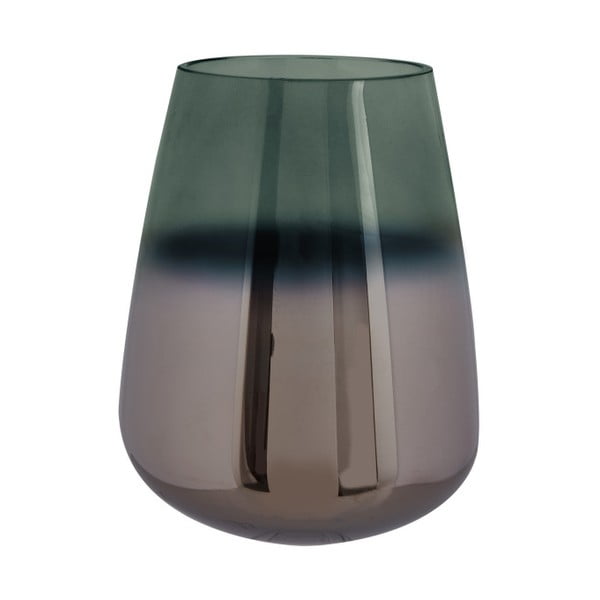 Vaza iz zelenega stekla PT LIVING Naoljena, višina 18 cm