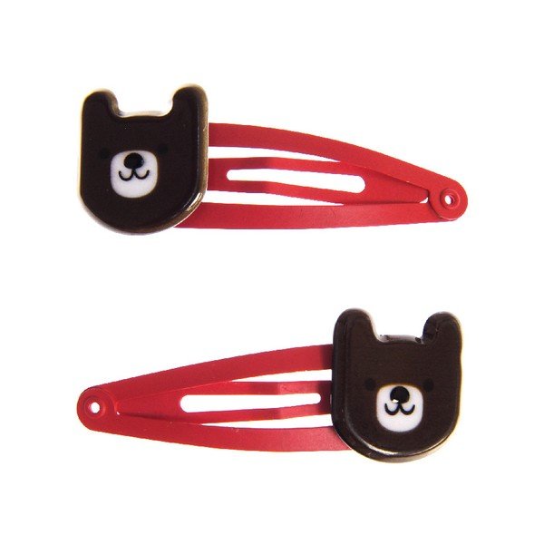 Komplet 2 sponk za lase Rex London Bruno The Bear-image-1