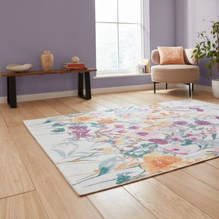 Rumena pralna preproga 122x170 cm Country Floral – Catherine Lansfield
