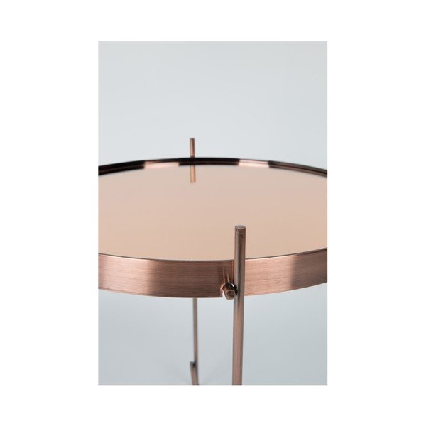 Stranska mizica bakrene barve Zuiver Cupid,  ⌀ 43 cm-image-4