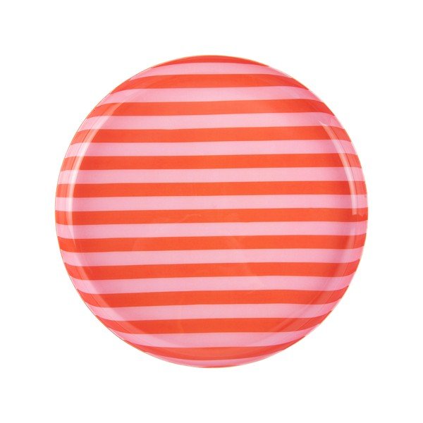 Oranžen/svetlo rožnat železen krožnik ø 22 cm Animado – PT LIVING-image-2