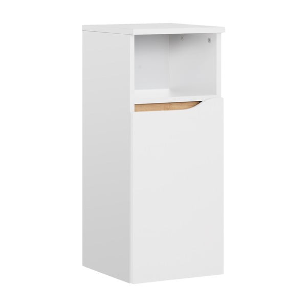 Bela visoka stenska kopalniška omarica 30x72 cm Set 857 – Pelipal