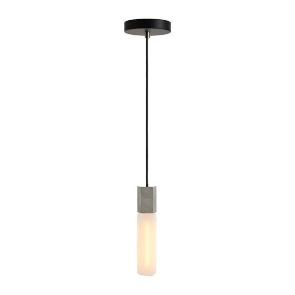 Siva zatemnitvena viseča svetilka ø 6 cm Basalt – tala