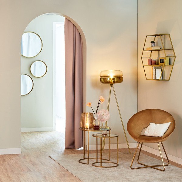 Stensko ogledalo ø 60 cm Bita – Light & Living-image-1