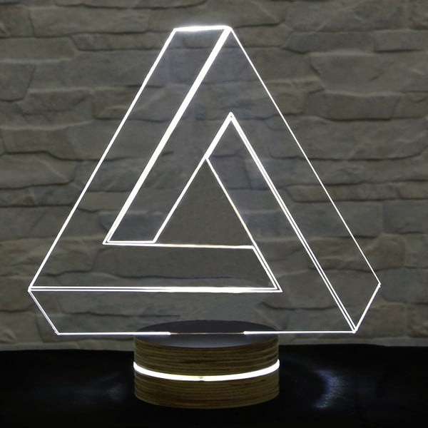 3D namizna svetilka Triangle II
