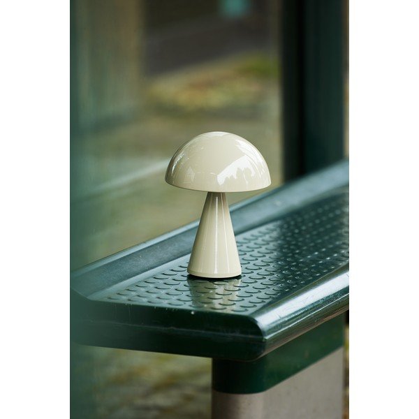 Kremno bela LED zatemnitvena namizna svetilka (višina 20 cm) Mush – Hübsch-image-4