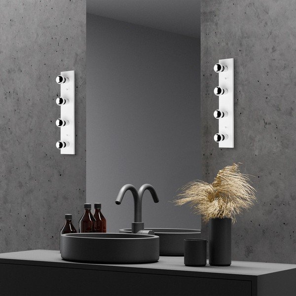 Bela stenska svetilka Mirro – Opviq lights-image-1