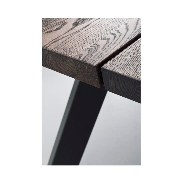 Temno rjava jedilna miza iz hrasta Rowico Freddie, 240 x 100 cm-image-2