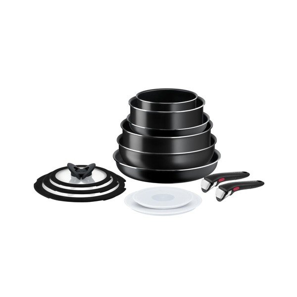 Aluminijast komplet loncev 13 ks INGENIO EASY COOK & CLEAN BLACK L1549023 – Tefal