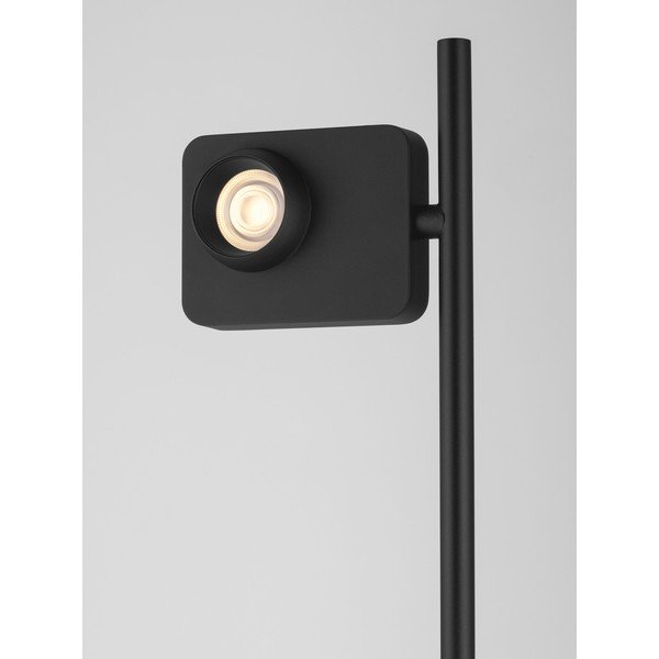 Črna aluminijasta LED stoječa svetilka z upogljivo konstrukcijo/zatemnitvena (višina 131 cm) Kedros – Nova Luce-image-2