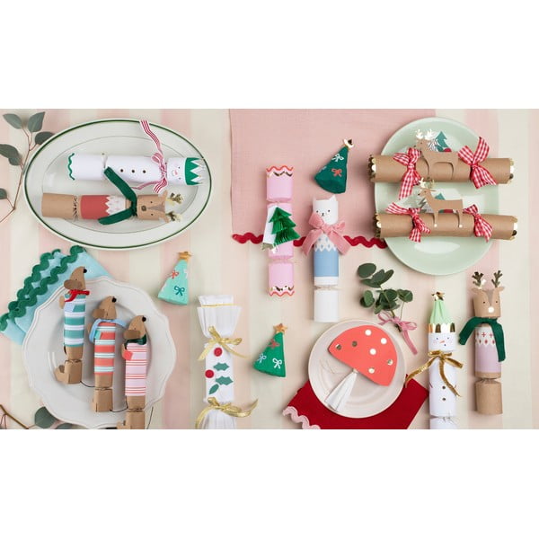 Božične pokalice v kompletu 6 ks Honeycomb  – Meri Meri-image-2