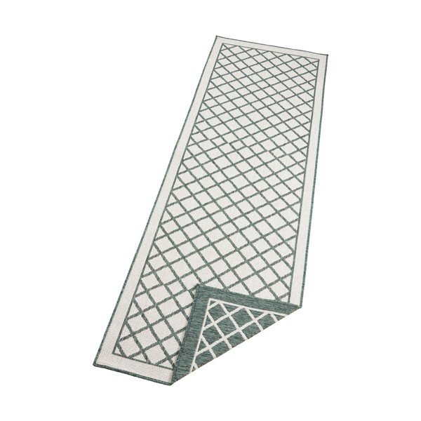 Zeleno-krem zunanja preproga NORTHRUGS Sydney, 80 x 250 cm-image-3