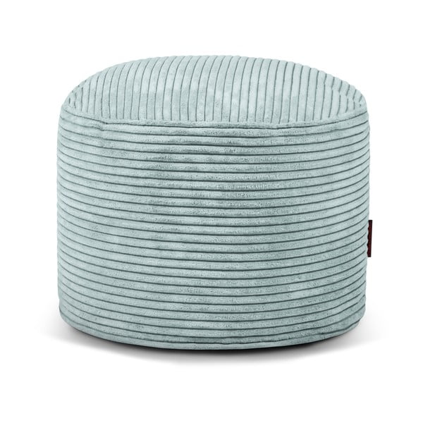 Mentolno zelena vreča za sedenje iz rebrastega žameta Mini – SLOWDOWN