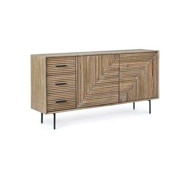 Komoda iz masivnega manga v naravni barvi 160x83x40 cm Darsey – Bizzotto