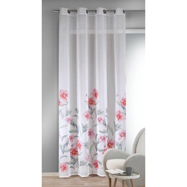 Belo-rožnata zavesa 135x245 cm – Sehlbach-image-1