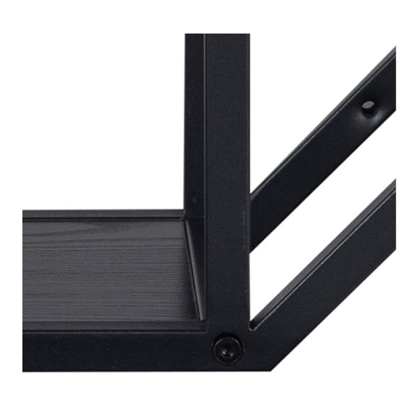 Črna kovinska polica Seaford - Actona-image-4