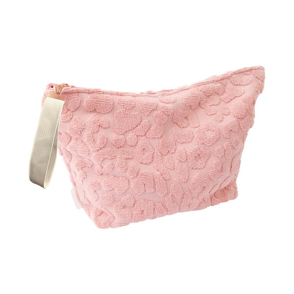 Rožnata kozmetična torbica Sunnylife Terry
