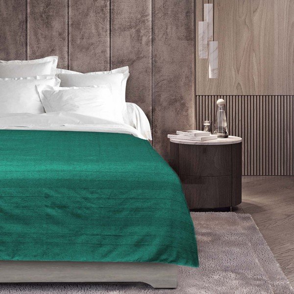 Zelenomodro pregrinjalo 220x240 cm Lucile – douceur d'intérieur-image-1