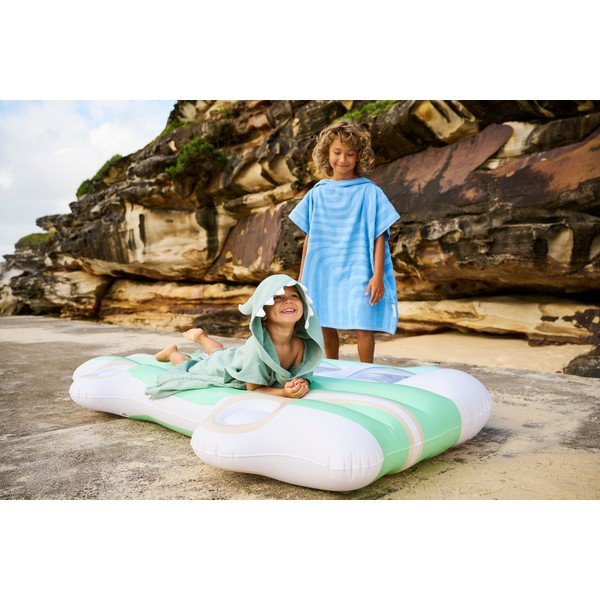 Zelena otroška brisača za plažo s kapuco Sunnylife Monster, 3-6 let-image-1