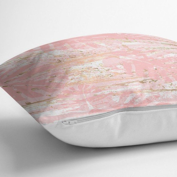 Minimalistične prevleke za blazine Pink Leafes Brush, 45 x 45 cm-image-2