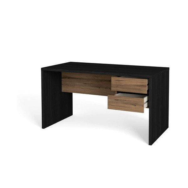 Pisalna miza v orehovem dekorju 68x136 cm Tom – Marckeric-image-3