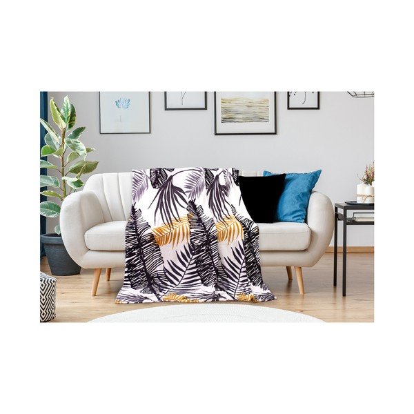 Odeja iz mikrovlaken DecoKing Jungle Fern, 150 x 200 cm-image-2