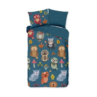 Otroška bombažna posteljnina Good Morning Owls, 140 x 220 cm