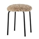 Bež kovinski stolček z možnostjo nalaganja Linard – Bloomingville