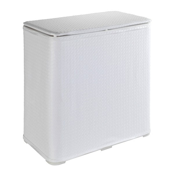 Bela zložljiva košara za perilo Wenko Wanda, 65 l-image-1