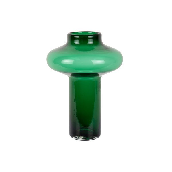 Zelena steklena vaza (višina 37 cm) Asombroso  – PT LIVING