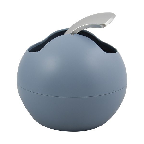 Svetlo moder plastičen koš za smeti 1 l Bowl Matt – Spirella-image-1