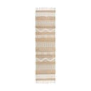 Bež tekač iz jute Flair Rugs Medina, 60 x 230 cm