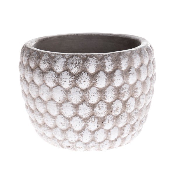 Siv betonski sadilnik Dakls, višina 11 cm