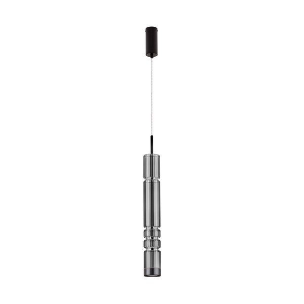 Siva steklena LED viseča svetilka ø 8 cm Bento – Nova Luce