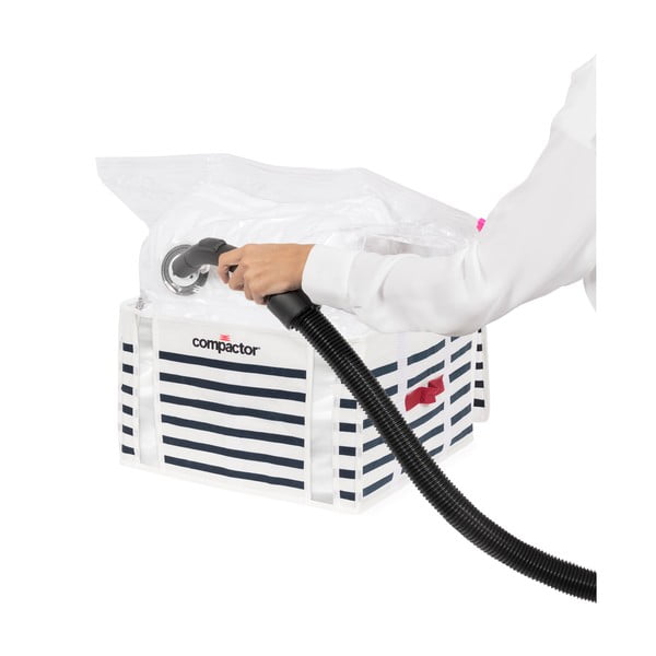 Škatla za shranjevanje oblačil Compactor Medium Mariniere 3D Vacuum Bag, 125 l-image-3