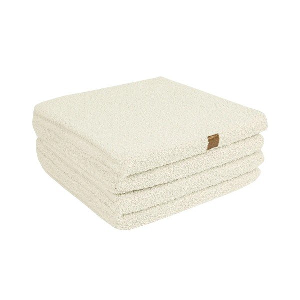 Kremno bela otroška igralna podloga 120x120 cm – Meowbaby-image-1