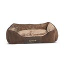 Rjava plišasta postelja za pse 70x90 cm Scruffs Chester XL – Plaček Pet Products
