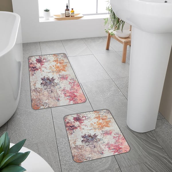 Rožnate/vijolične kopalniške preproge v kompletu 2 ks 60x100 cm – Mila Home-image-4
