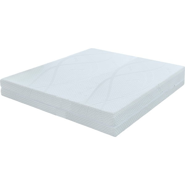 Srednje trda vzmetnica iz pene 200x200 cm Blue magic – Materasso