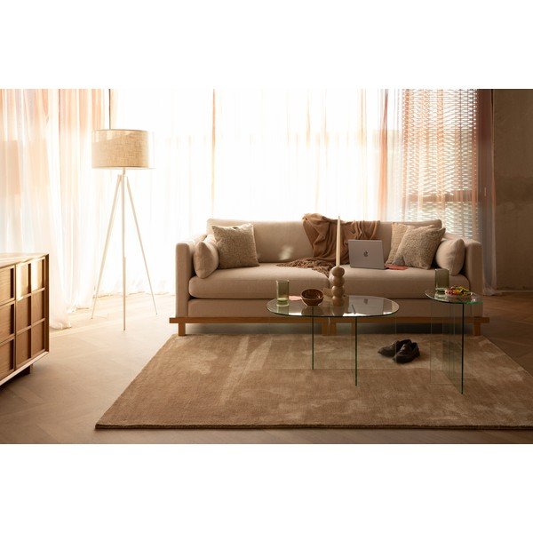 Steklena klubska mizica 60x80 cm Linea – Zuiver-image-4