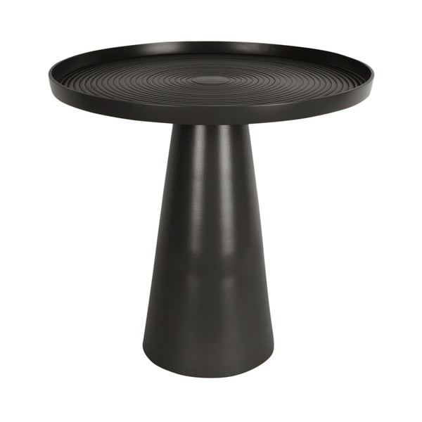 Črna kovinska mizica Leitmotiv Force, višina 37,5 cm