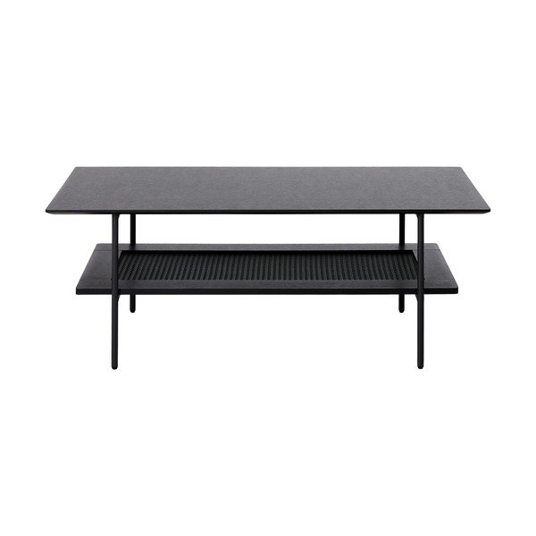 Črna klubska mizica 55x110 cm Pensacola – Unique Furniture-image-1