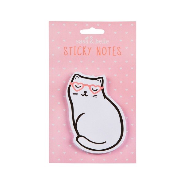 Sass & Belle Cutie Cat samolepilni lističi, 50 strani
