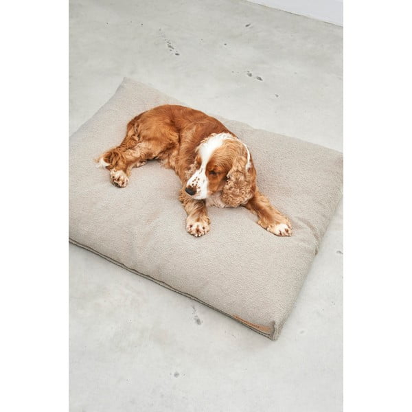 Svetlo rjavo ležišče za pse iz tkanine bouclé 120x90 cm Mondo Cappuccino L – MiaCara-image-4