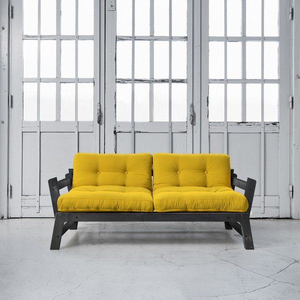 Raztegljiv kavč Karup Step Black/Amarillo-image-1