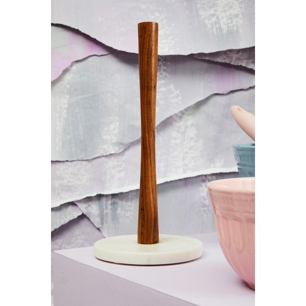 Rjavo leseno držalo za kuhinjske brisače ø 14 cm – Premier Housewares-image-2