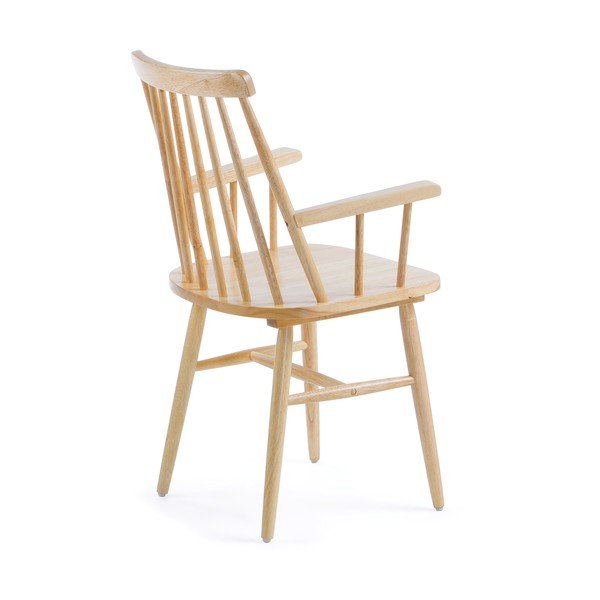 Jedilni stol iz naravnega lesa kavčukovca Kave Home Kristie-image-3